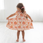 Load image into Gallery viewer, Boho Magic Floral Bamboo Twirl Dress
