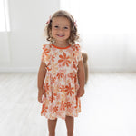 Load image into Gallery viewer, Boho Magic Floral Bamboo Twirl Dress
