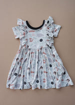 Load image into Gallery viewer, Boho Galaxy Bamboo Twirl Dress
