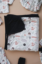 Load image into Gallery viewer, Boho Galaxy Triple Layer Quilted Bamboo Blanket
