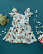 Load image into Gallery viewer, Fish at the Parks Bamboo Twirl Dress
