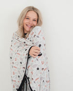 Load image into Gallery viewer, Boho Galaxy Triple Layer Quilted Bamboo Blanket
