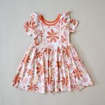 Load image into Gallery viewer, Boho Magic Floral Bamboo Twirl Dress
