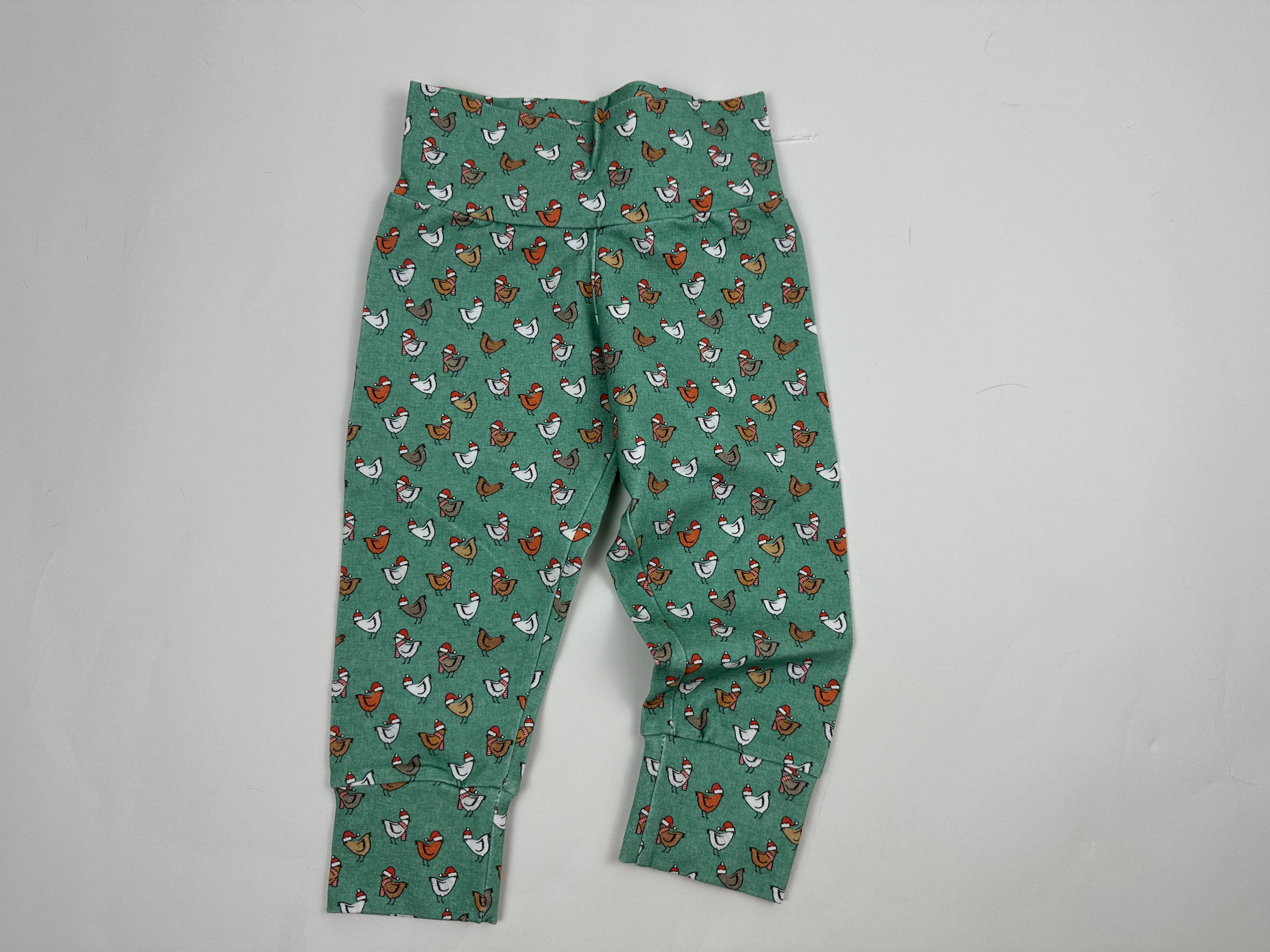 RTS 6-9 M - Christmas Chickens Bottoms