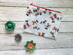 Load image into Gallery viewer, Mouseketeer Zipper Pouch
