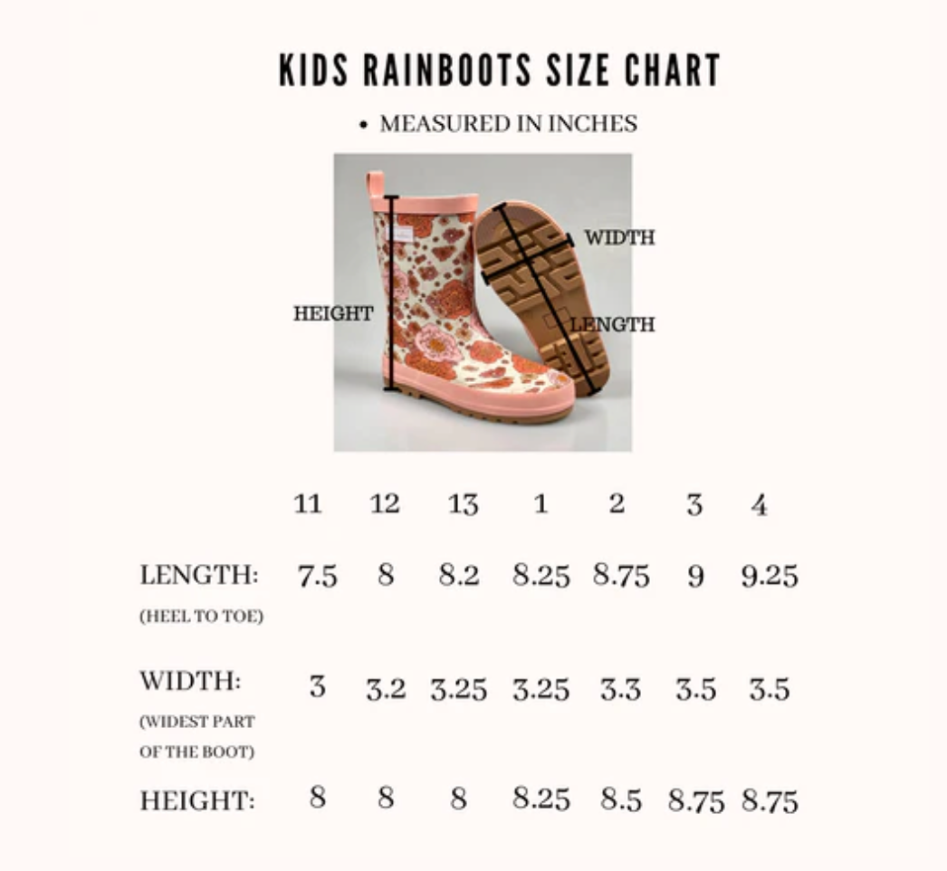 Farewell To Summer Rainboots