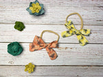 Load image into Gallery viewer, Little Honey Bee Bow Headband Set
