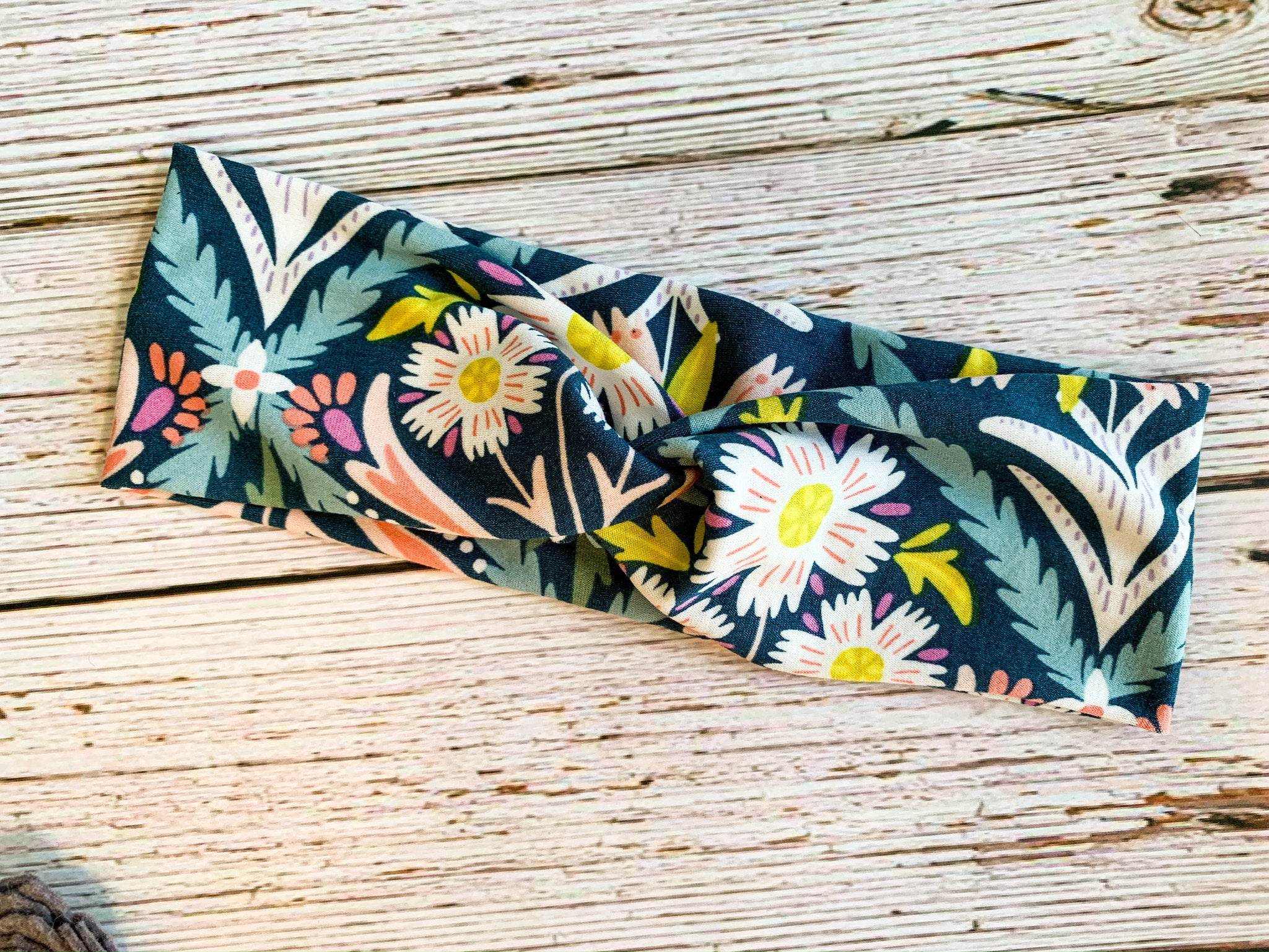 April Showers Bring May Flowers Floral Headband